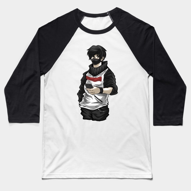 Anime Male Character Kawaii Guy Japanese Manga Baseball T-Shirt by theperfectpresents